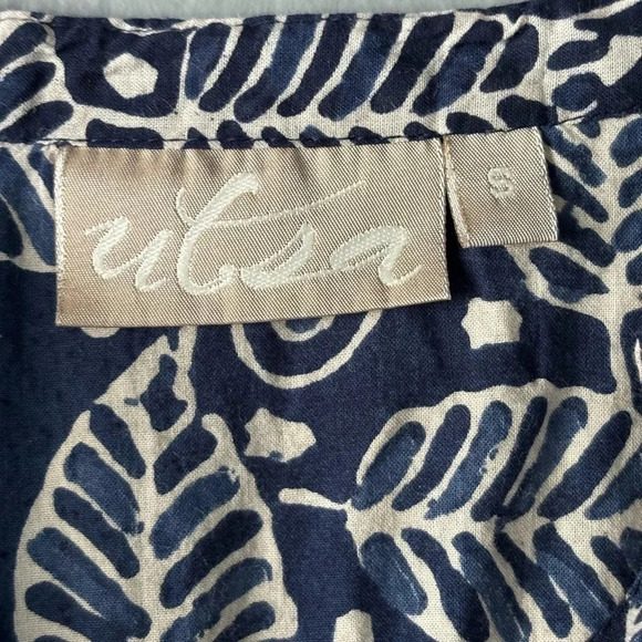 Utsa, swim cover, tunic, navy, kaftan, Kurta, size small - Picture 5 of 9